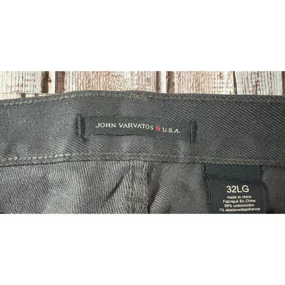 John Varvatos Bowery Slim straight Jeans color Black Size 30 NWOT mspr $198 - Picture 2 of 6